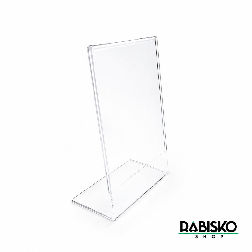 Kit 10 Displays de Mesa em Acrílico A6 – Ideal para Balcões e Vitrines