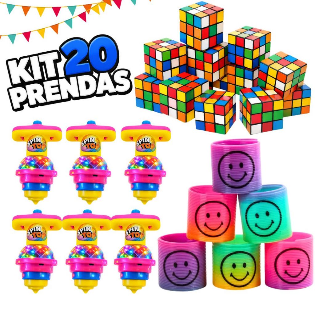 Kit 20 Brinquedos Festa Junina Lembrancinha Sacolinha Surpresa Infantil Aniversário Prenda Barato