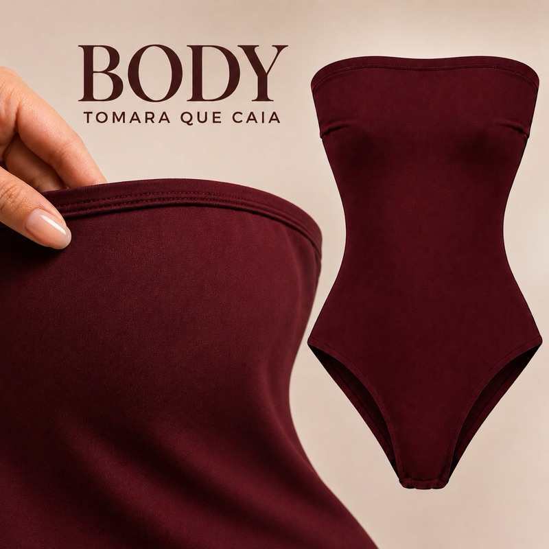 Body Tomara Que Caia Com Bojo Body Feminino Suplex Premium