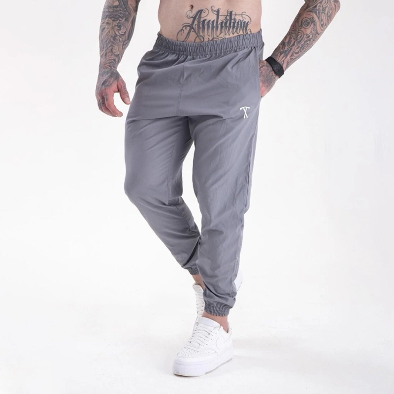 Calça Jogger P ao G4 Tactel com Elastano para Treino/Academia Esportiva Masculina Original