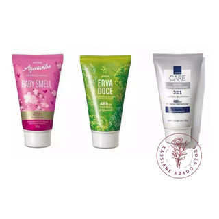 Desodorante em Creme AVON - Baby Smell/Erva Doce/Sem Perfume