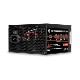 Fonte TGT Enfield, 500W, ATX Bivolt, Preto, TGT-EFD-BK01