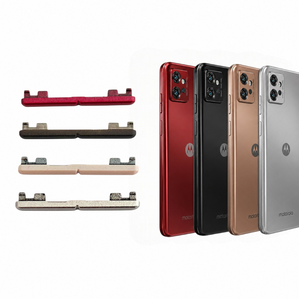 Botão Externo Volume Para Moto G32 XT2235 Tecla Lateral