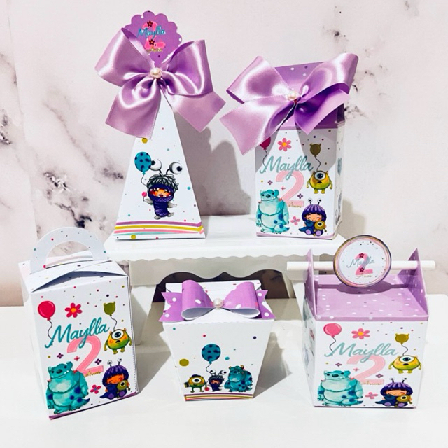 PEGUE E MONTE MONSTROS S A CUTE- KIT FESTA | CAIXINHA PERSONALIZADA | LEMBRANCINHA CASA ESCOLA | MESVERSÀRIO ANIVERSÀRIO