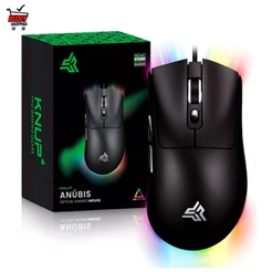 Mouse Gamer Óptico RGB 7200 DPI Ultra Leve 61g Design Colmeia Ergonômico com 7 Botões PC Mac KP-MU021