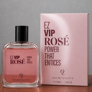 Perfume Feminino 100ml Ez Vip Rosé Eau De Toilette Alta Fixação