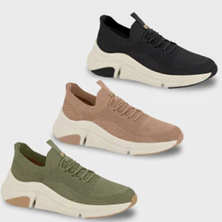 Tênis Feminino Modare Knit Casual Esportivo UltraConforto Leve Confortável Moderno