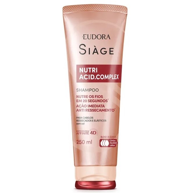 Shampoo Síàge Nutri Acid Complex 250ml Eudora