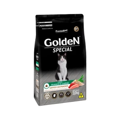 Ração Golden Special Gatos Adultos Castrado Sabor Frango e Carne 10,1 kg