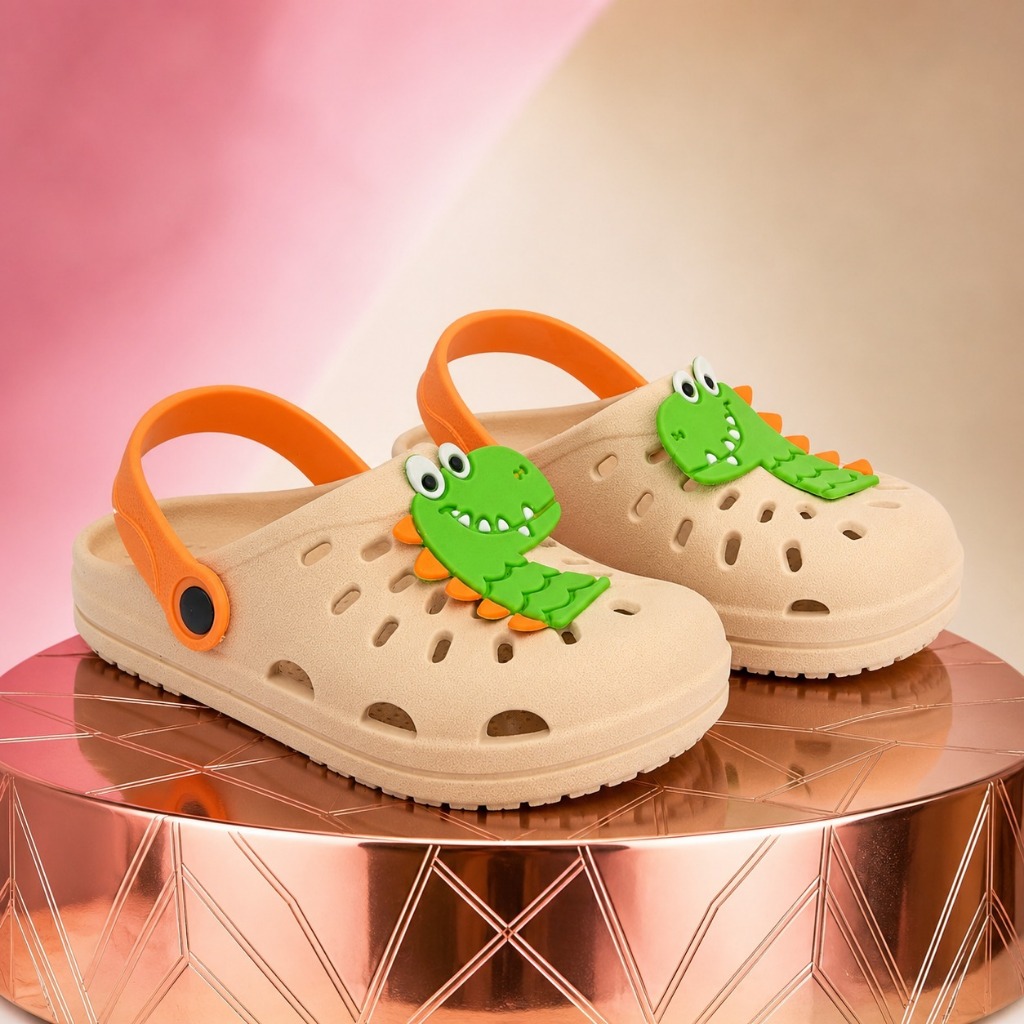 Babuche Infantil Dinossauro Menino e Menina Confortável Antiderrapante Leve Sandália Infantil - L&S Stores