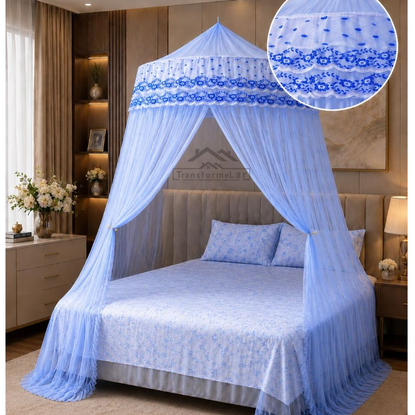Mosquiteiro Teto Casal Gigante C/Abertura Lateral King/Queen/Box 10M Promoção