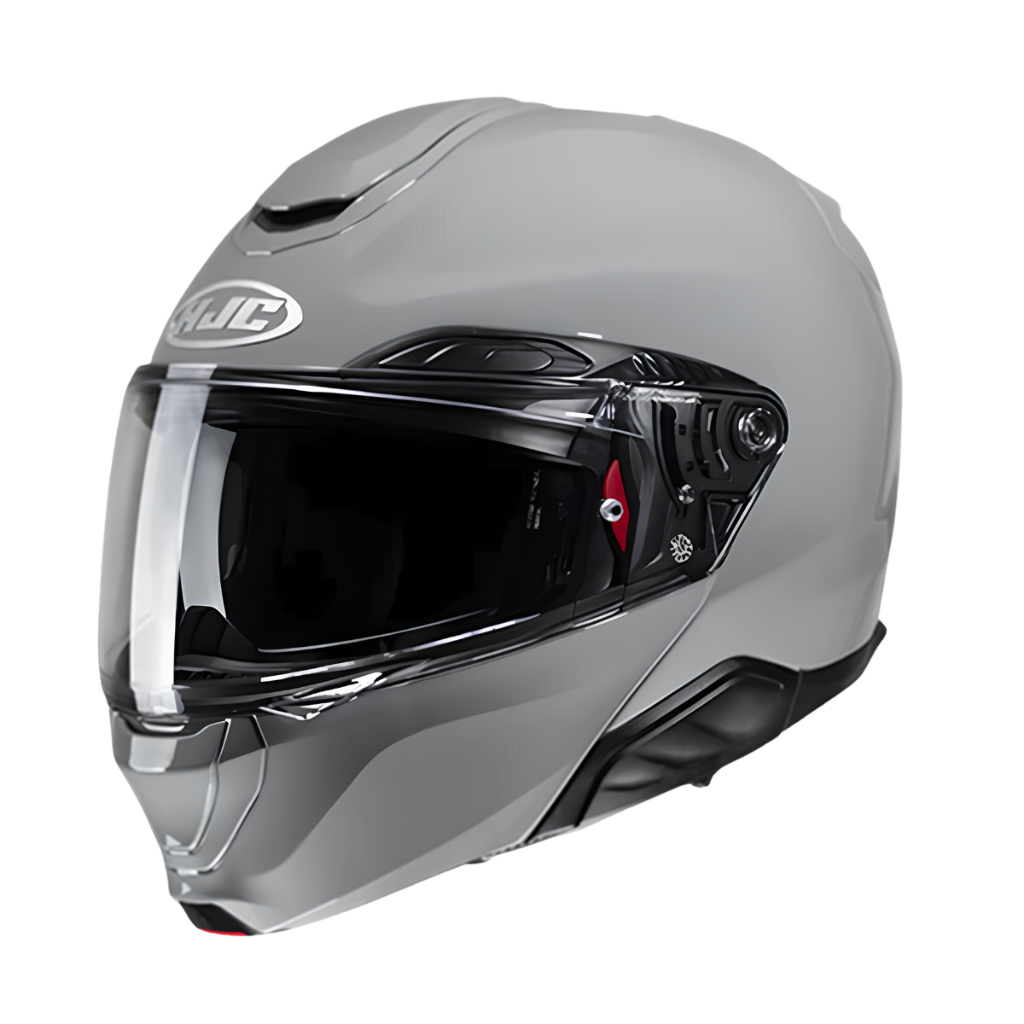 Capacete HJC RPHA 91 Nardo Grey Brilho Modular Escamoteável Capacete Moto Premium HJC