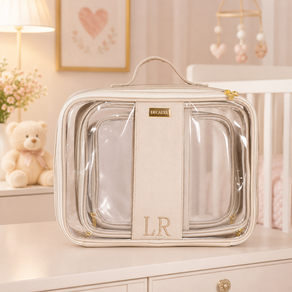 Organizador de Malas Maternidade Menina/Menino Personalizado - 03 Peças