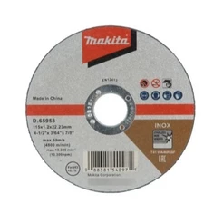 Disco de Corte Inox para Esmerilhadeira Makita 4.1/2 Pol D-65953 Disco de Corte para Inox