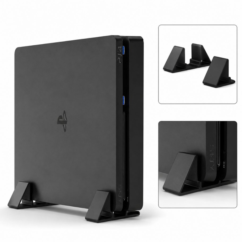 Suporte Vertical para Playstation 4 Slim, Pro, Fat - Base PS4 Apoio Pezinhos Em Pé — imagem 2 de 2