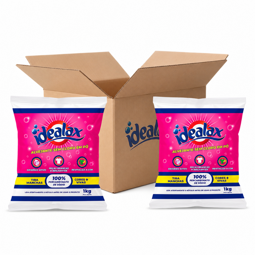 Kit Percarbonato de Sódio Idealax 1KG com 2 unidades