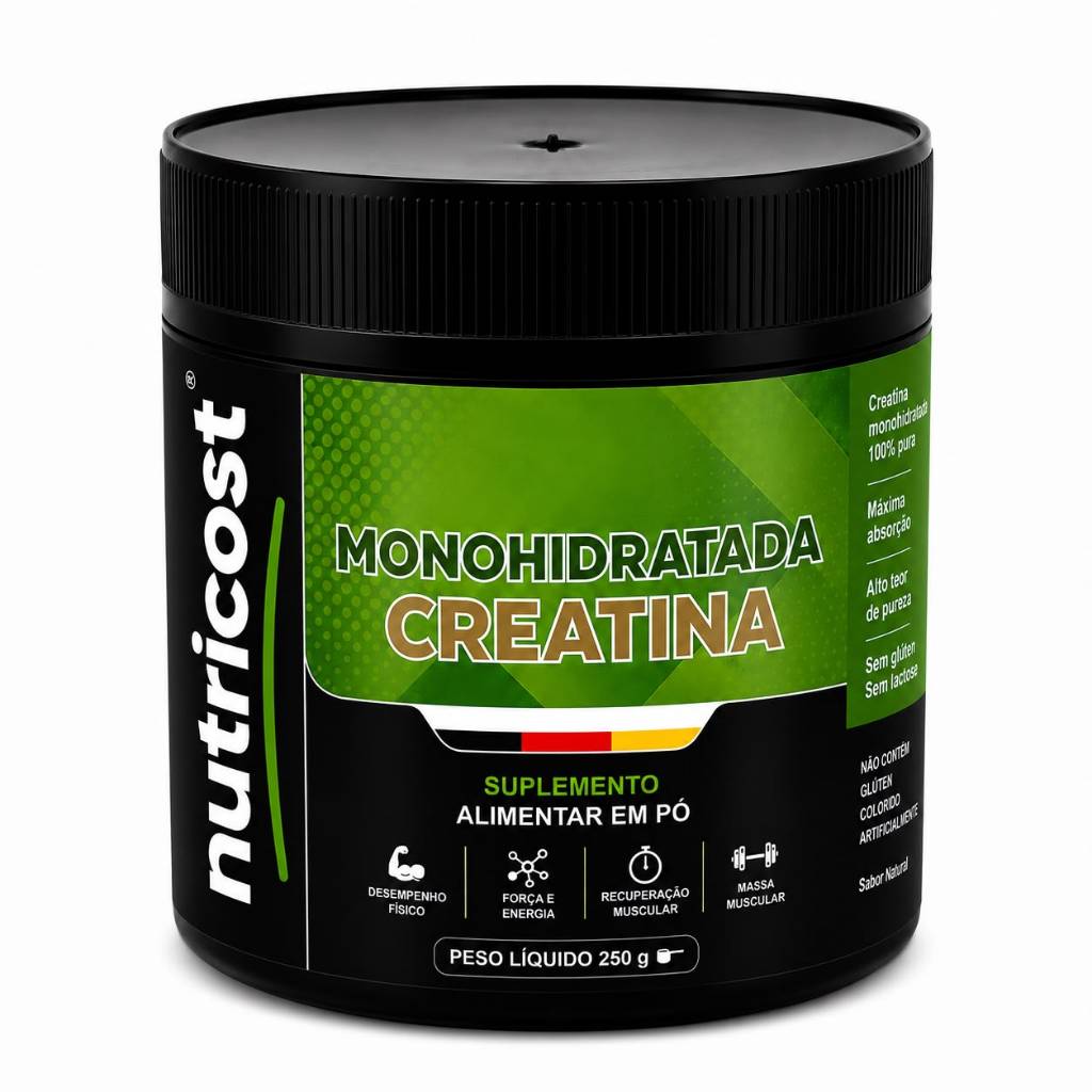 Creatina Pura Creatina Monohidratada Pote 100g pt verde