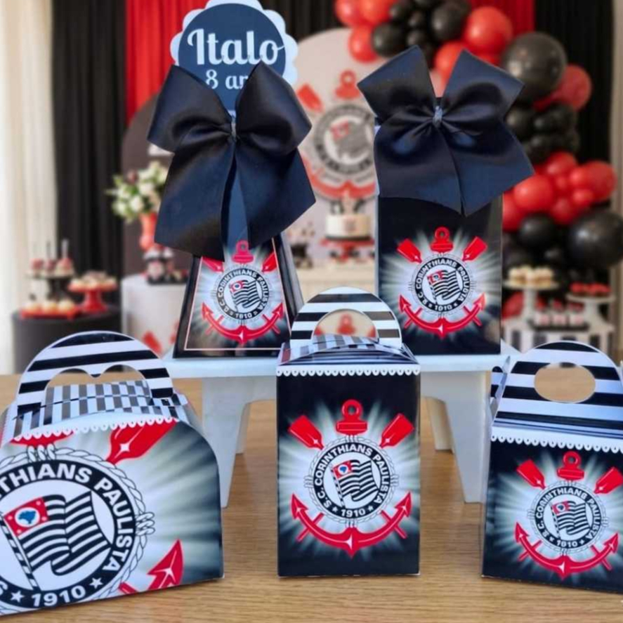 Caixinhas Personalizadas- corinthians futebol -Lembrancinhas-Pegue e Monte