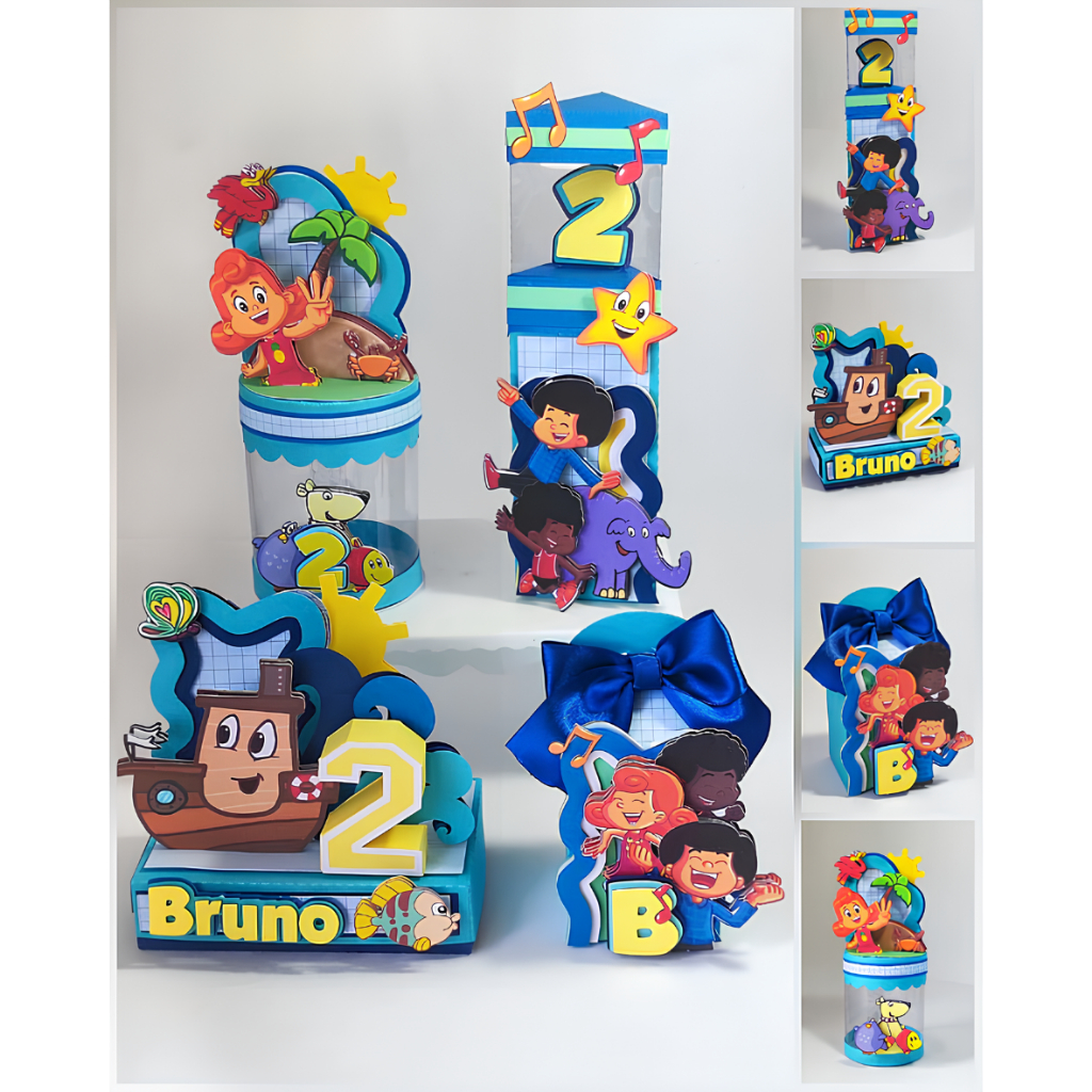 Kit Caixas Personalizadas Luxo – TRÊS PALAVRINHAS MENINO|3 PALAVRINHAS| Lembrancinhas para Festas e Aniversários