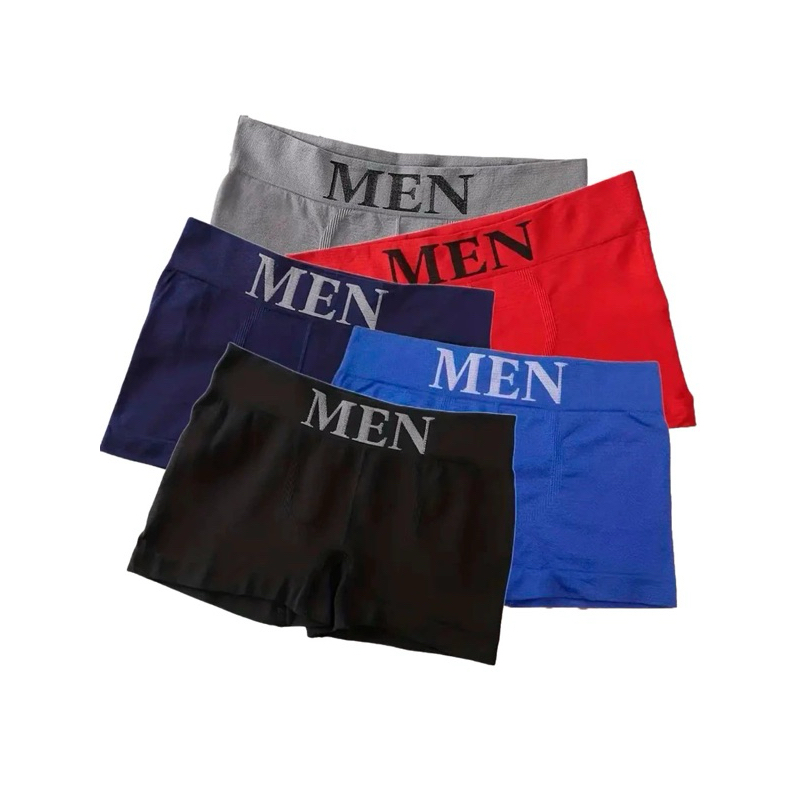 Cuecas Boxer Masculinas Sem Costura Microfibra Conforto Cintura Elástica