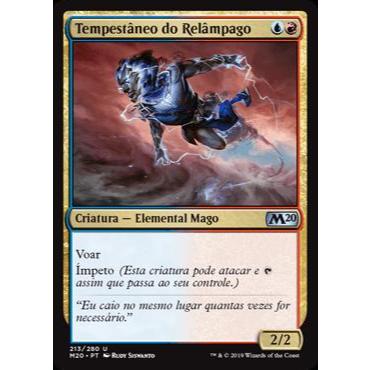 Tempestâneo do Relâmpago (Elemental / Mago) - - Magic The Gathering