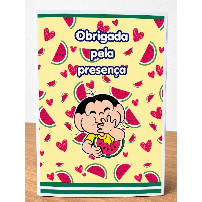 Revista de Colorir Personalizada – Lembrancinha de Aniversário | Tema Magali | Nome e Idade Personalizados
