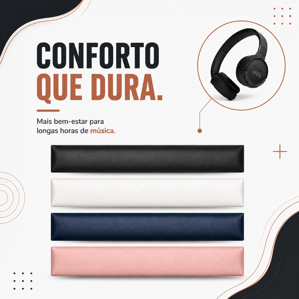 Almofadas Novas Para Arco Para Fones JBL TUNE T600 T450 T450bt T500bt T500