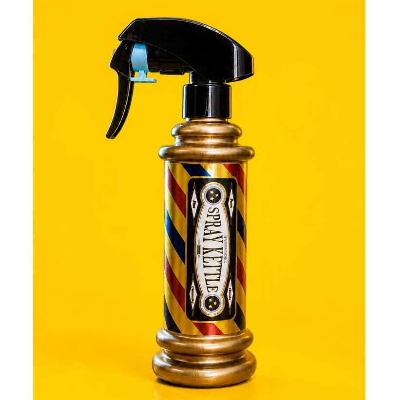 Borrifador Jato Nevoa Dourado 200ml para barbeiro