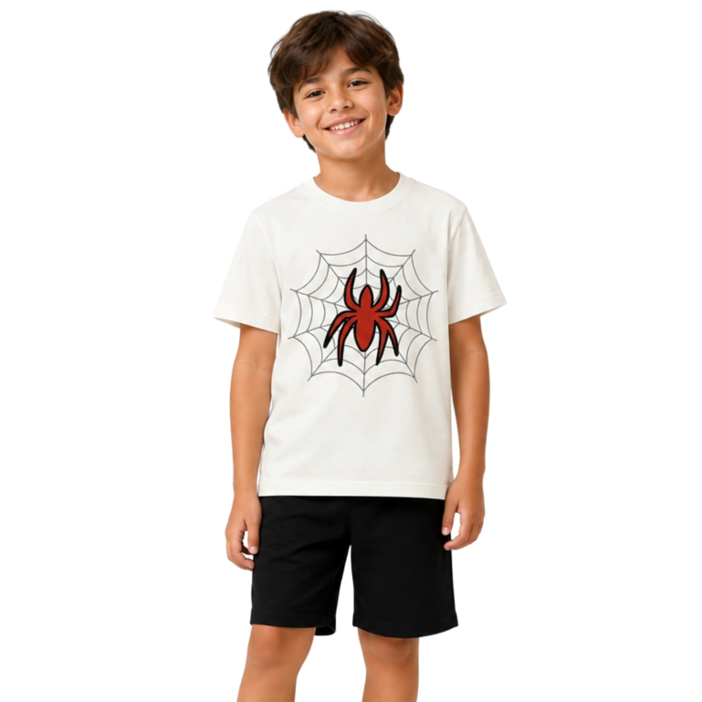 Conjunto Infantil Juvenil Masculino Menino Personagem Premium 100% Algodão Verão Estiloso