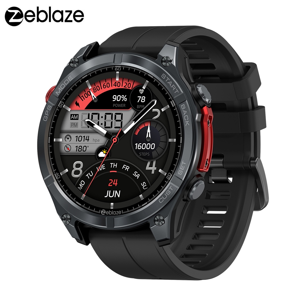 Novo Zeblaze Stratos 4 Smartwatch com GPS mais de 170 modos esportivos e à prova