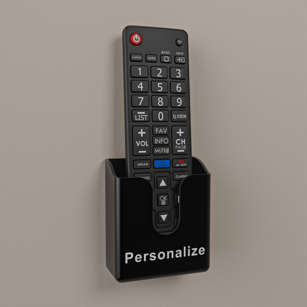Suporte De Parede Porta Controle Remoto Ar Condicionado Ventilador Tv Universal Personalizável