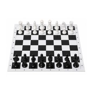 Kit Jogo De Xadrez Gigante Peças 10 Cm + Tabuleiro