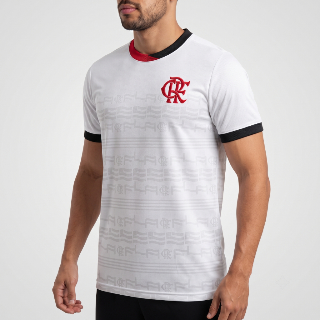 Camisa Flamengo Away Masculina Adulto Oficial Torcedor Futebol Original Dryfit