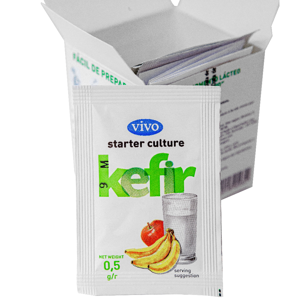Fermento Lácteo Kefir VIVO (2 Unidades)
