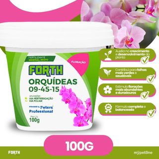 Forth Orquídeas Floração 09-45-15 - 100g