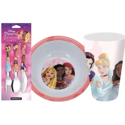 Kit Alimentação Infantil Disney 3 Peças Bowl , Copo e Talheres