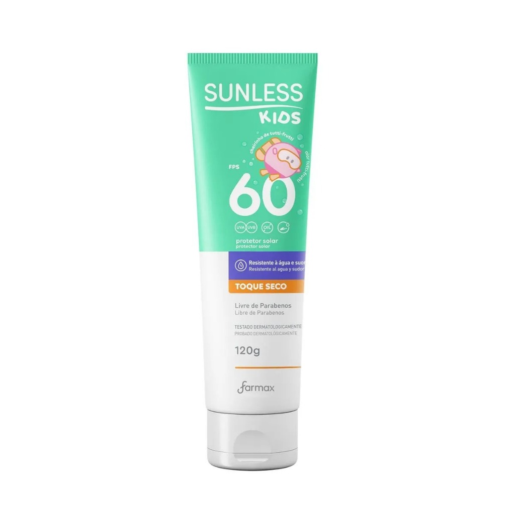 Sunless KIDS Protetor Solar Toque Seco ( FPS60 ) - 120g