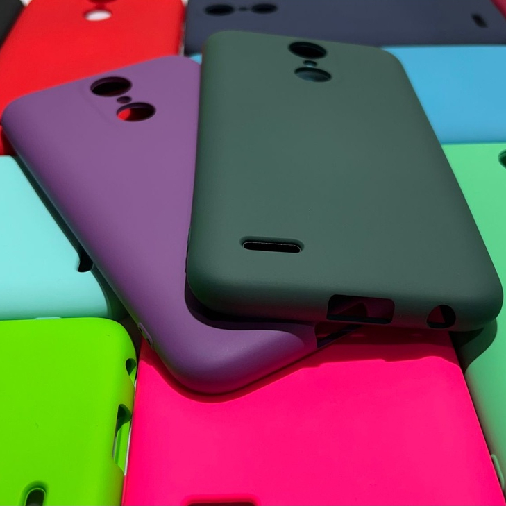 Capa para LG K10 2017 Silicone com Proteção de Câmera Interior Aveludado Macia TPU Premium