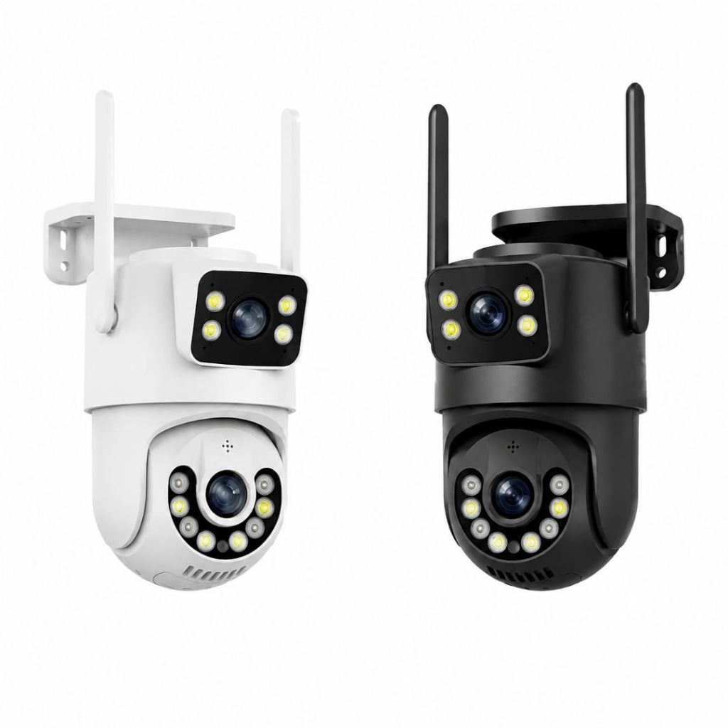 Câmera De Segurança a Prova de água Lente Dupla APP YOOSEE IP66 Camera IP WiFi 360