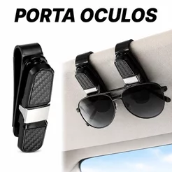 Porta Óculos Para Carro Quebra Sol Clipe Multifuncional Suporte Cartão Ticket Estacionamento Acessório Automotivo