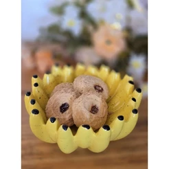Fruteira de Banana Pequena Petisqueira Cerâmica Artesanal