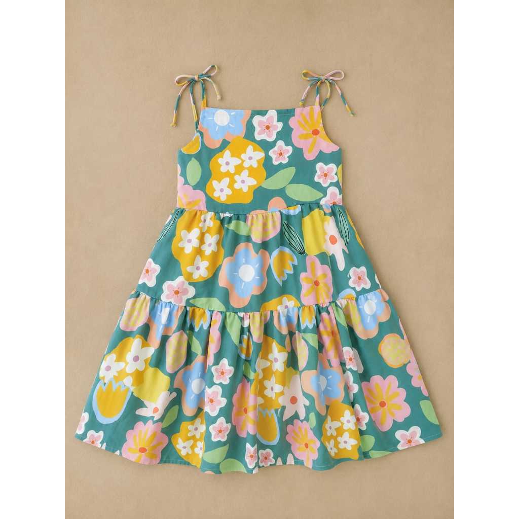 Vestido Infantil Feminino Estampado – Leve, Fresquinho e Confortável