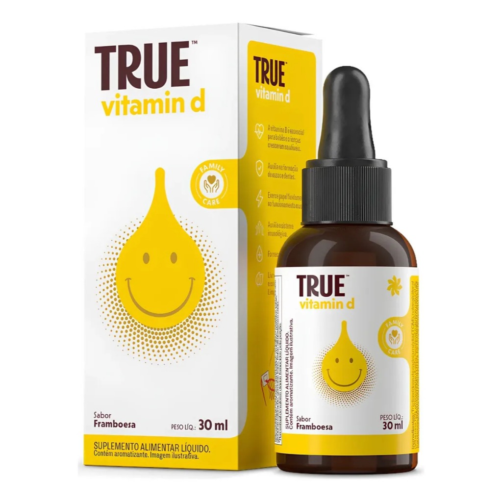 Vitamin D 200ui Liquid For Kids Family Care 30ml True Source