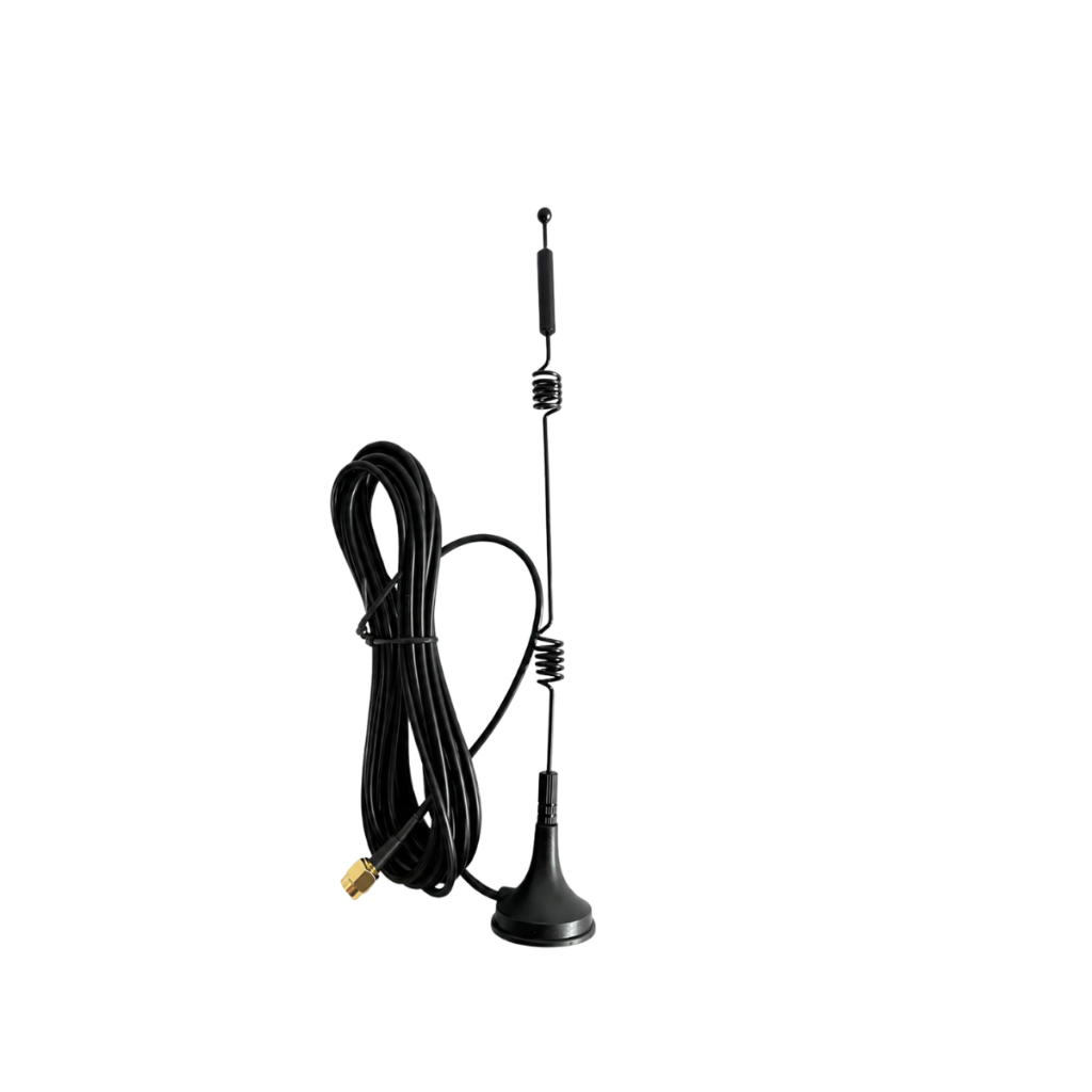 Antena Wi-Fi Potente Dual Band 2.4/5.8GHz 12dBi SMA Macho e Base Magnética e Cabo 3m Sinal Estável para Roteador e Modem