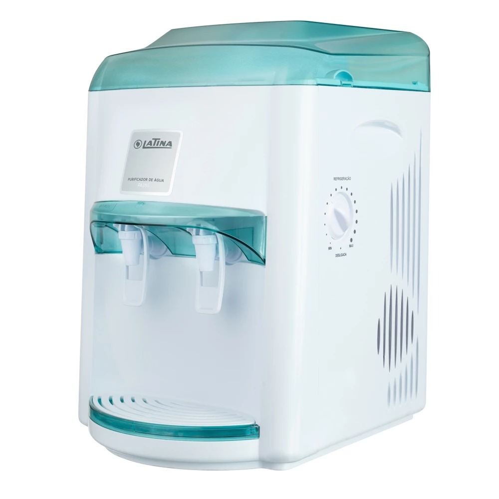 PURIFICADOR DE ÁGUA COMPRESSOR LATINA PA355 BRANCO E VERDE 127V OU 220V · foto 2