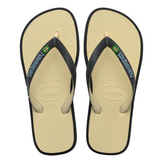 Chinelo Havaianas Brasil Twist bege Original