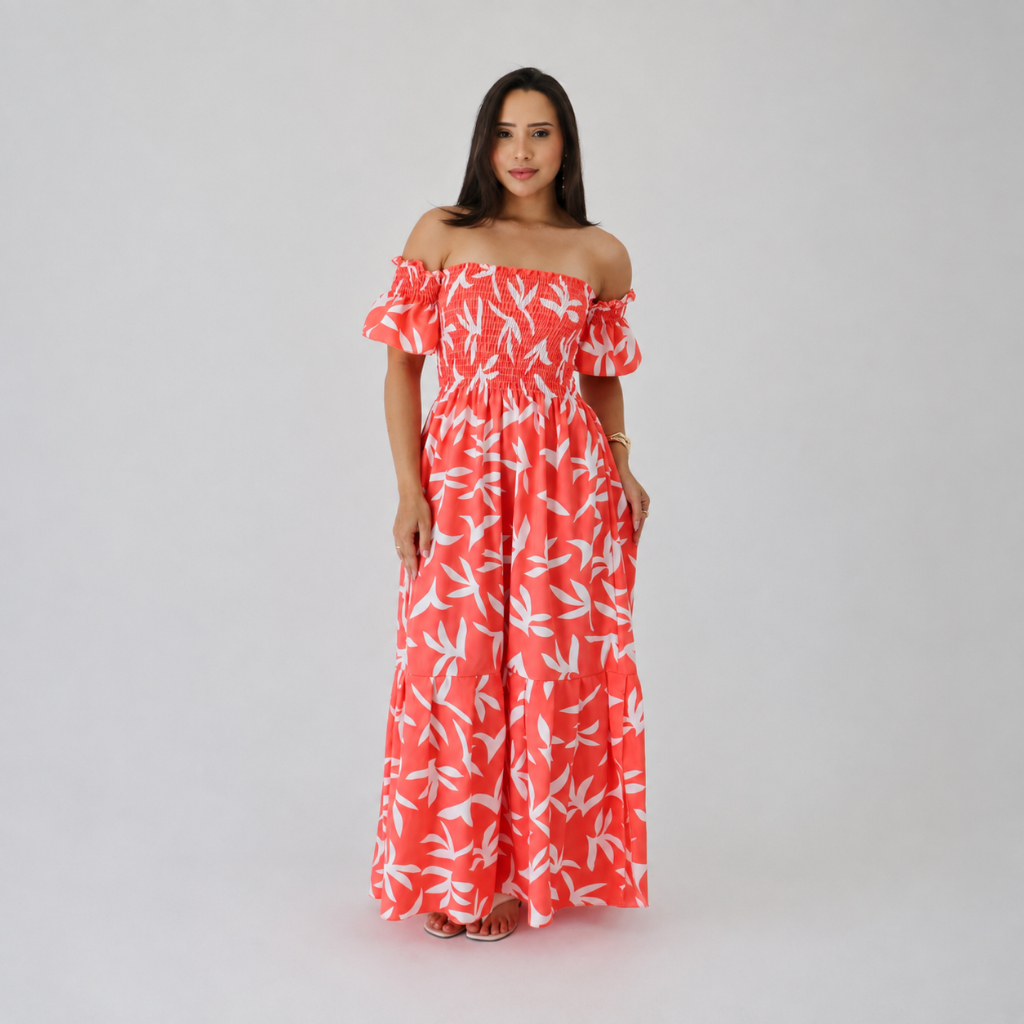 Vestido Feminino Longo Versátil Elegante Confortável Floral Festa Formatura Moda Gestante Soltinho Leve