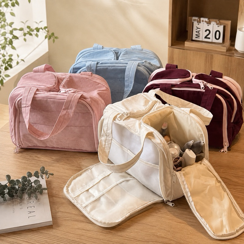 Imagem Necessaire de Viagem Grande Capacidade Organização Multi-Níveis