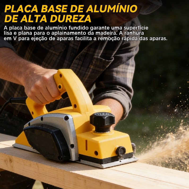 【 110V/220V】Plaina Elétrica Industrial 1680W Profissional Para Madeira~
