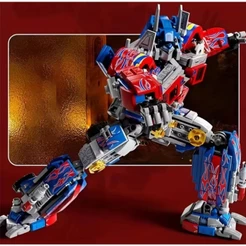 Blocos de Montar Transformers Optimus Prime 2 em 1 Kit Deformável compatível com lego Infantil dia das crianças